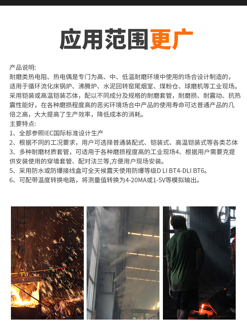 WRNM-131耐磨熱電偶15_http://www.fangxinge.com.cn_溫度儀表_第6張